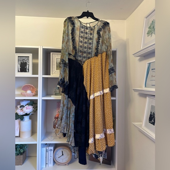 Custom Patchwork Maxi Dress - Picture 1 of 5